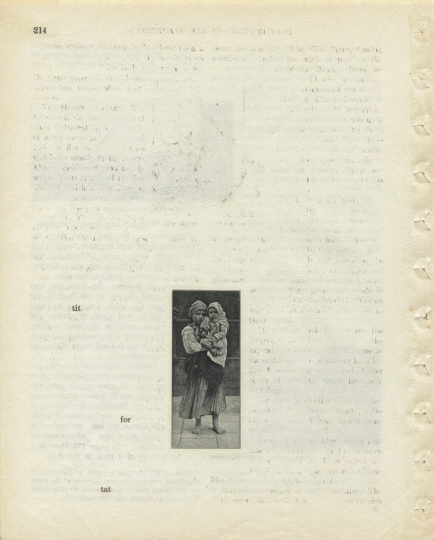 p214 (tit for tat) Matthew Cusick Defacements Defaced book page