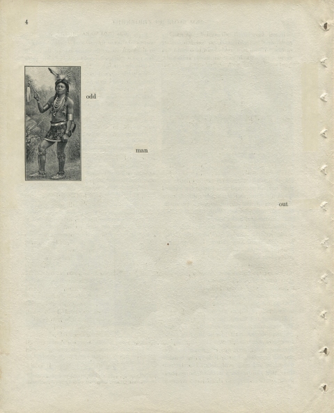 p4 (odd man out) Matthew Cusick Defacements Defaced book page