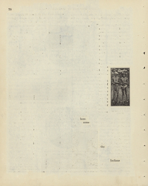 p70 (here come the Indians) Matthew Cusick Defacements Defaced book page