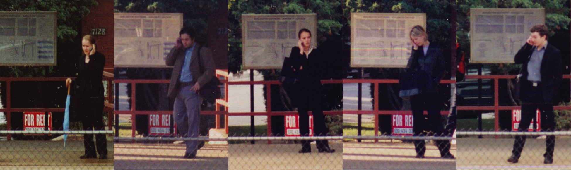 Platform Constellation (Harlem Ave: Sept. 22-26, 2003; 7:51-8:15 AM) Matt Irie Platform Constellation (Harlem Ave: Sept. 22-26, 2003; 7:51-8:15 AM) performance with photo documentation