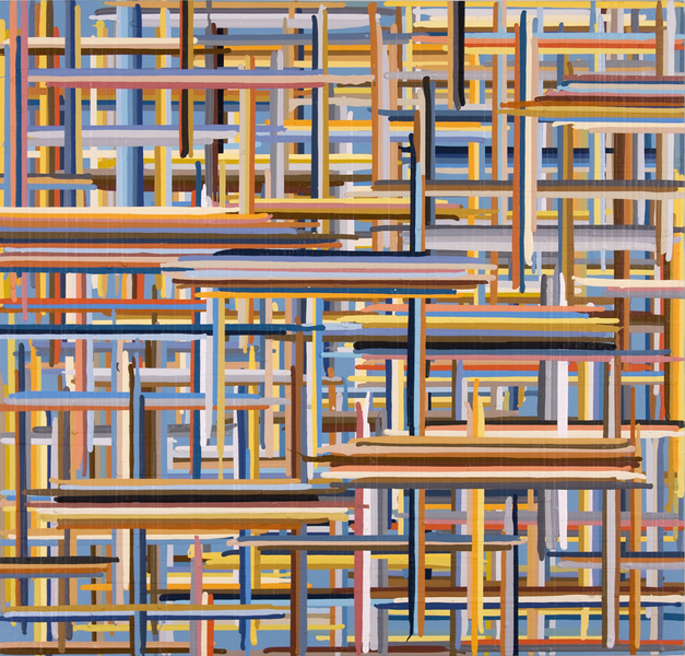 Juicy Sluice Matt Irie Paintings Acrylic Latex on Panel