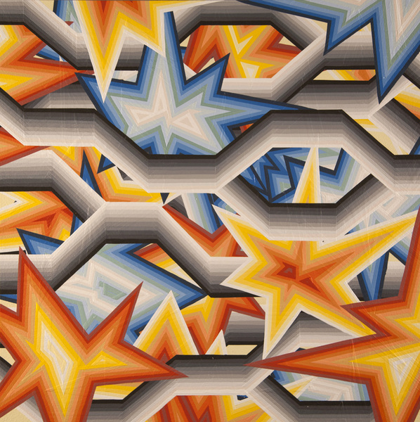 Graphic Navels Matt Irie Paintings Acrylic Latex on Panel