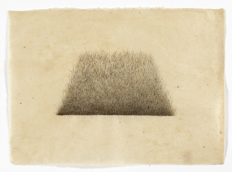 Hill/Hole (trapezoid hole #2) hill and hole India ink on Nepal paper