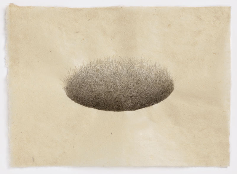 Hill/Hole (hole #2) hill and hole India ink on Nepal paper