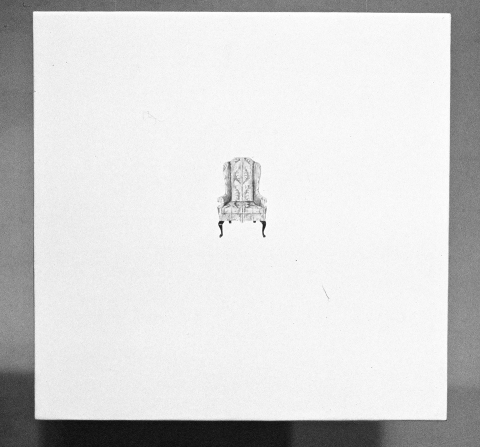 Eight Views of a Wingback Chair (detail) archives Graphite, Gesso on Board