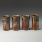  Cups and Mugs stoneware, shino liner, natural ash glaze
