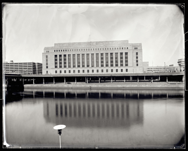 Post Office, Philadelphia, 2012 Michael Kolster Schuylkill River (PA) ambrotype