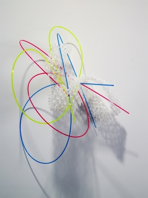 Folie: Green, Blue & Pink 2010 Nylon Plastic, Acrylic