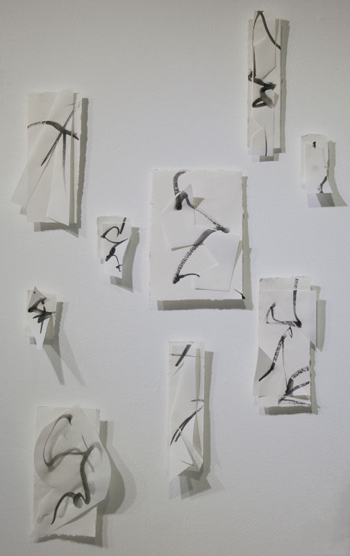 Neural: Cleave - Closer to One's Heart (Installation view) Neural: Cleave - Closer To One's Heart Watercolor on vellum paper on cold-rolled paper