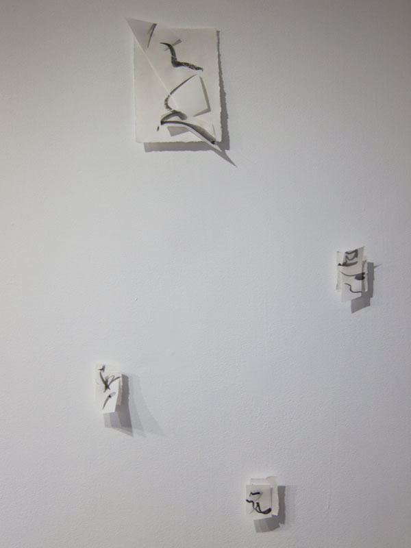 Neural: Cleave - Closer to One's Heart (Installation view) Neural: Cleave - Closer To One's Heart Watercolor on vellum paper on cold-rolled paper