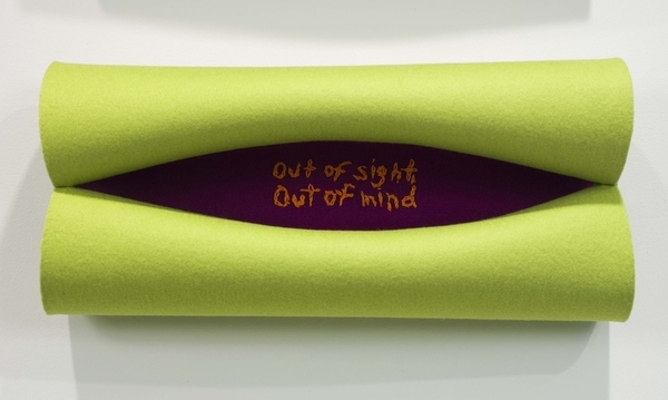 Out of Sight, out of Mind 2010 Felt, Cotton Thread