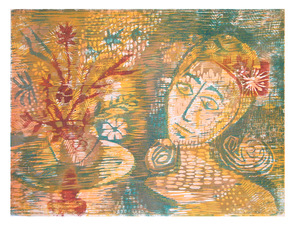 Marjorie Tomchuk 1960's woodcut using multiple blocks for color