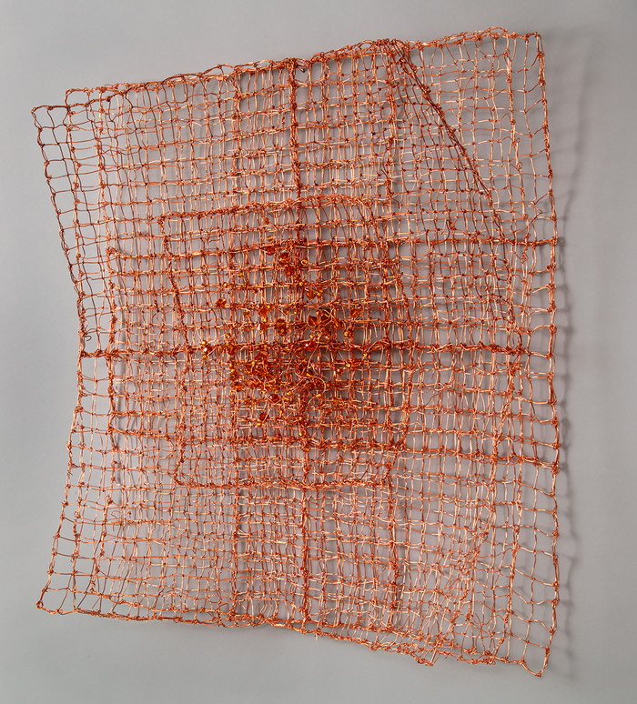 Nancy Koenigsberg Wall pieces Coated copper wire and beads