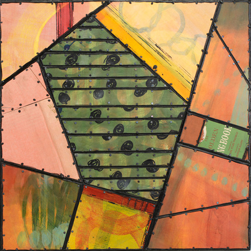 Boardwalk Paintings: Syncopated Series Mixed media on panel