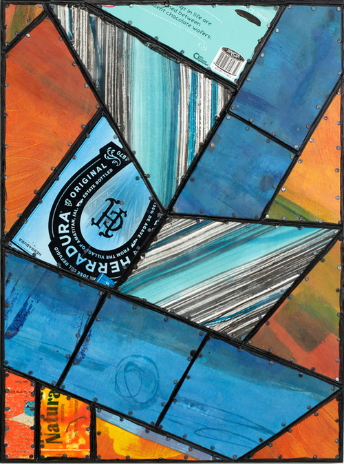 Natural Champ Paintings: Syncopated Series Mixed media on panel