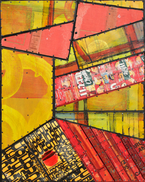 Lesson Plan Paintings: Syncopated Series Mixed media on panel