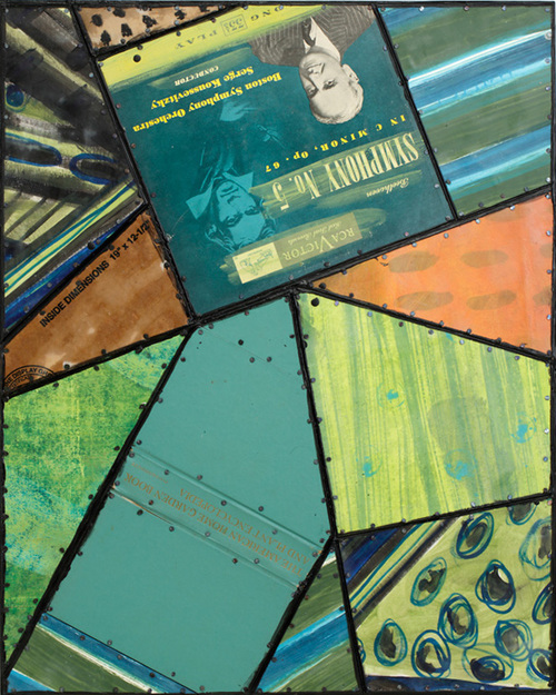 Inside Dimension Paintings: Syncopated Series Mixed media on panel