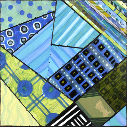 On the Beat Paintings: Syncopated Series 36" x 36"