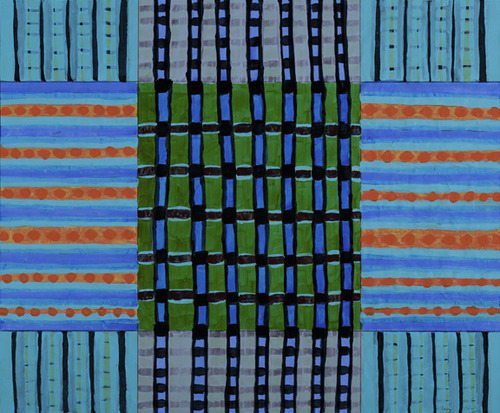 Monkey Bars Paintings on Paper Acrylic on ricepaper