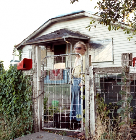 Lily at her Gate On the Duwamish