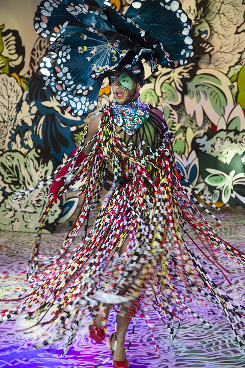 Machine Dazzle Performance in Sideways to the Sun Natasha Bowdoin Sideways to the Sun Moody Center for the Arts, Houston, TX