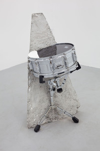 Nicholas des Cognets 3-D snare drum, concrete, plaster