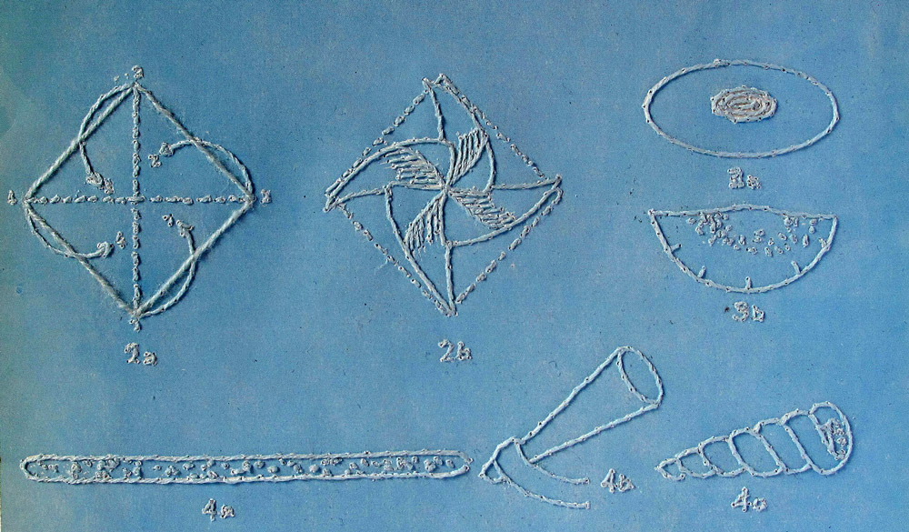Monochromatic Fragment No. 19 DETAIL Nicola Ginzel THREAD Monochromatic Fragments thread, recipe page