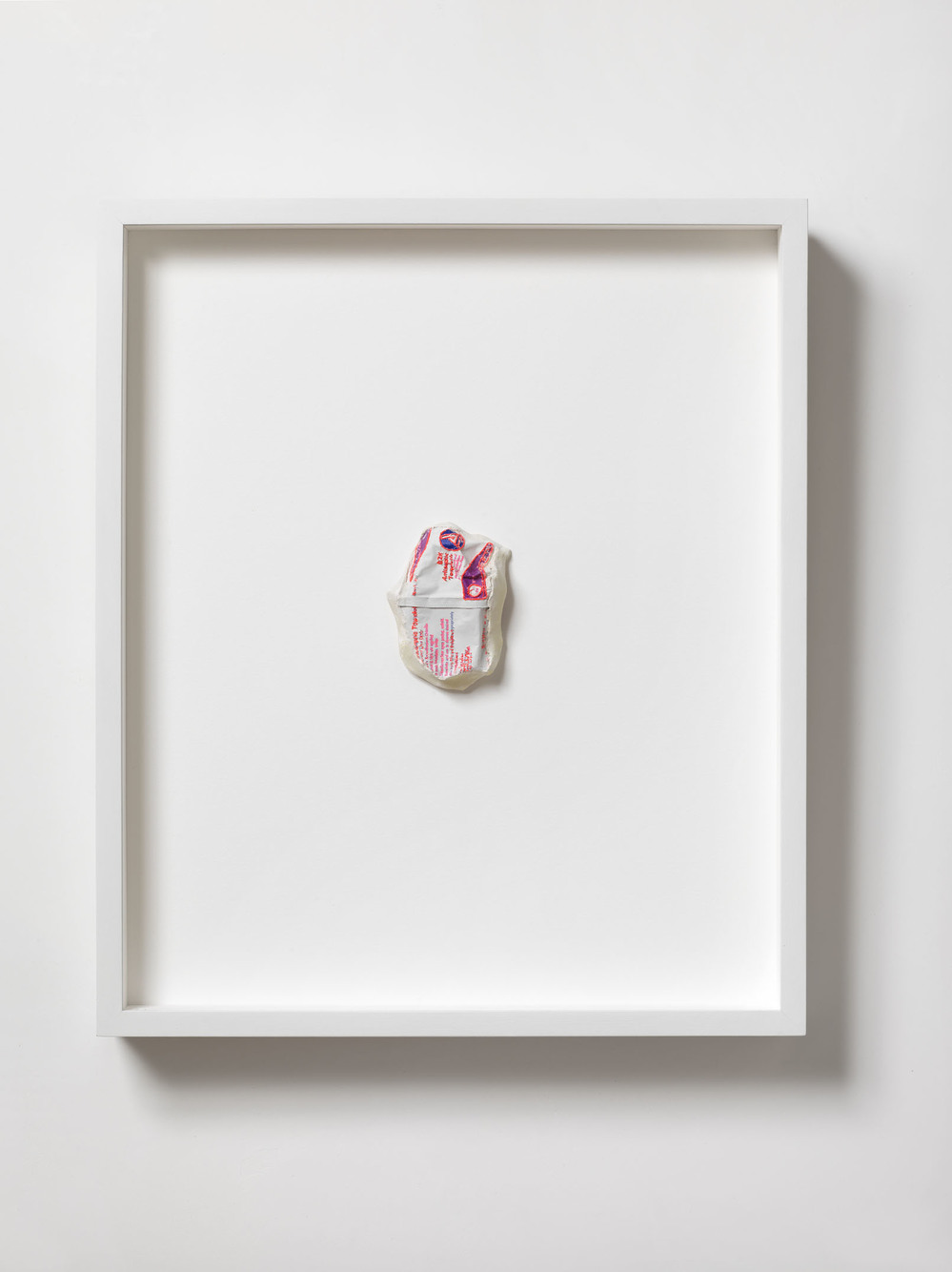 Fluorescent Element: Untitled Kneecap - framed Nicola Ginzel THREAD Fluorescent Fragments - 2014 - continued Fluorescent Element: Untitled Kneecap