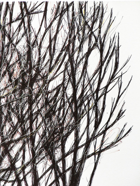 Timed Responses (Branches). 151 Minutes. Timed Responses. (Branches). 2015. Ink on paper.