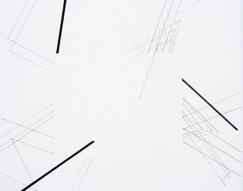Time Lines (Margins) No. 3 Time Lines. (Anchors). 2015- 17. Ink on paper