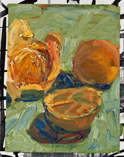 Untitled Paintings Oil on paper
