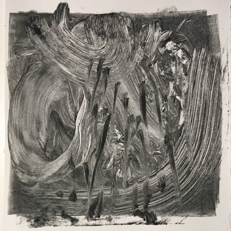 Flurry rising O L E N Monotypes Monotype