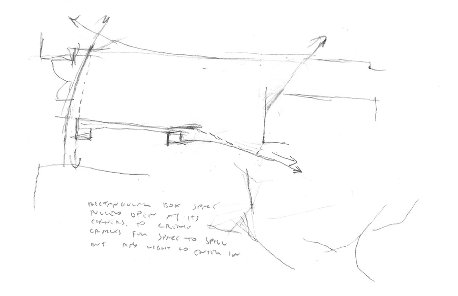 Lobby Concept Sketch O'Neill McVoy Architects Midtown Loft Building