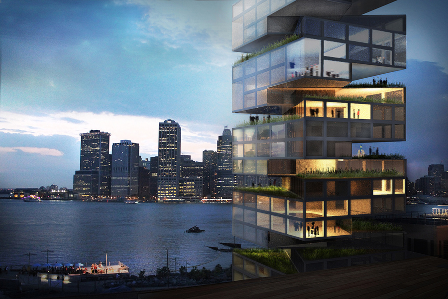 O'Neill McVoy Architects + NV/design.architecture O'Neill McVoy Architects Brooklyn Bridge Park Harbor Pair
