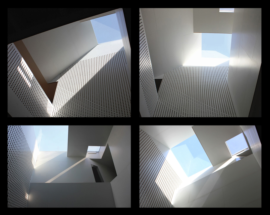 Light at different times of the year O'Neill McVoy Architects Clinton Hill Courtyard House