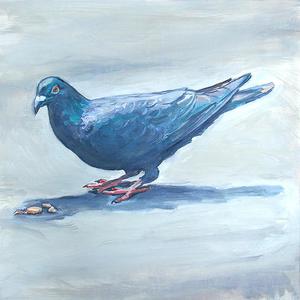 BORZOTTA ARTS-Art/Classes/Events/Networking Lynda D'Amico: For The Love of Pigeons Oil on wood