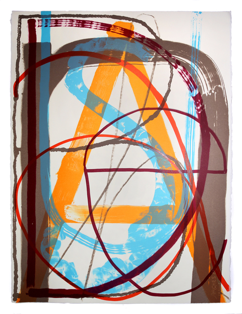 Unalphabetic #1 (unabashed) Unalphabetic Color lithograph