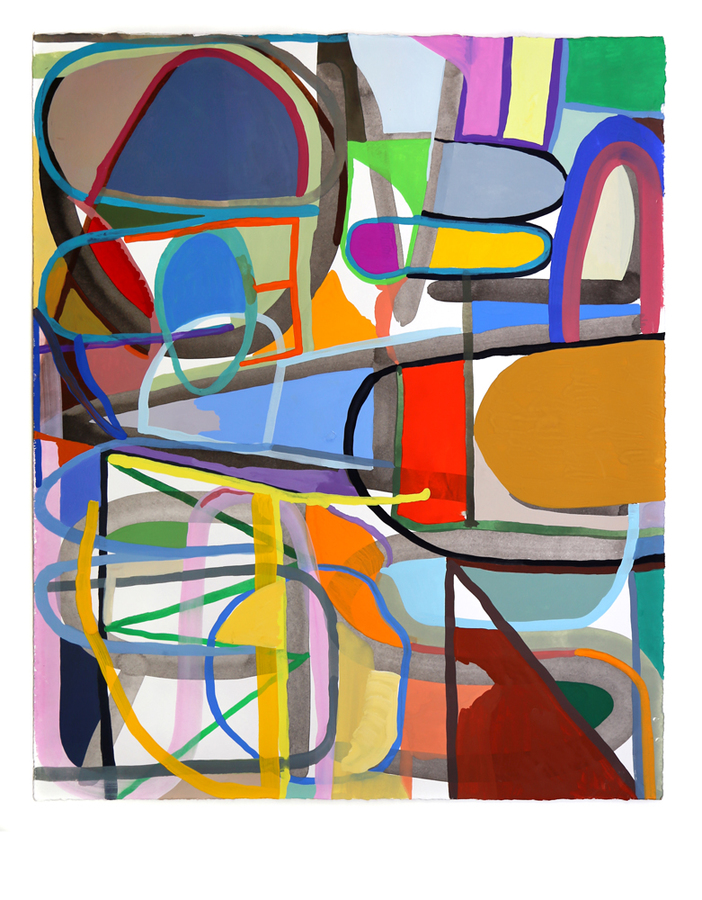 sad birds (LG) Pat Boas Unalphabetic Gouache, watercolor and ink on paper