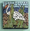 Patricia Rockwood Mosaics: Panels Stained glass, tile, stones on board