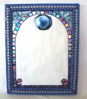 Patricia Rockwood Mosaics: Panels Mirror, glass and ceramic tile, glass gems