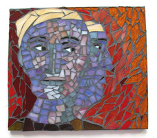 Patricia Rockwood Mosaics: Panels Stained glass on board