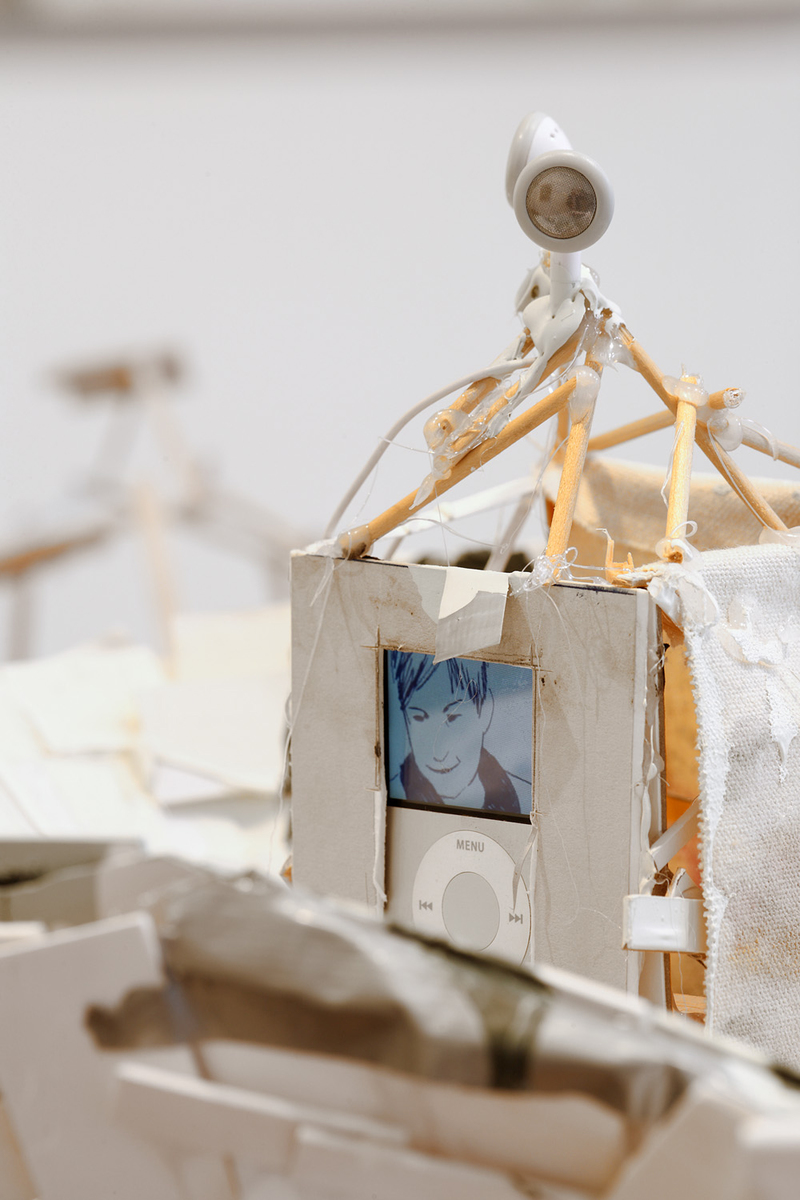 Worktable detail Patte Loper Sculpture, Installation, and Video