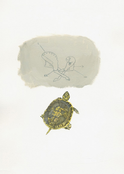 Built for Speed Patte Loper When Animals Build oil on paper