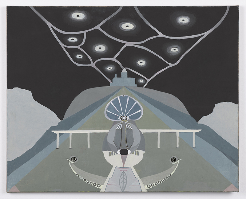 Yaddo Protest Garden: ERA Yes Patte Loper Yaddo Protest Garden Oil on Linen