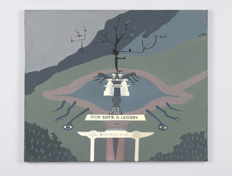 Yaddo Protest Garden: We are Coming Patte Loper Yaddo Protest Garden Oil on linen