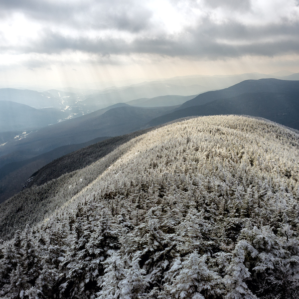 Far up this Cold Mountain - Looking Southeast from the transmitter tower at the peak of the mountain. PETER SZAWLOWSKI Cannon Mountain