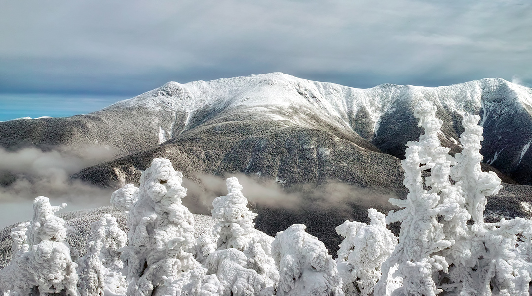 Up on Cannon Mountain looking across the Franconia Notch towards Mount Lafayette and the Franconia Ridge PETER SZAWLOWSKI Cannon Mountain