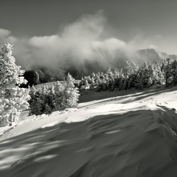 Mount Lafayette hiding its face - Vista Way PETER SZAWLOWSKI Cannon Mountain Digital Photograph