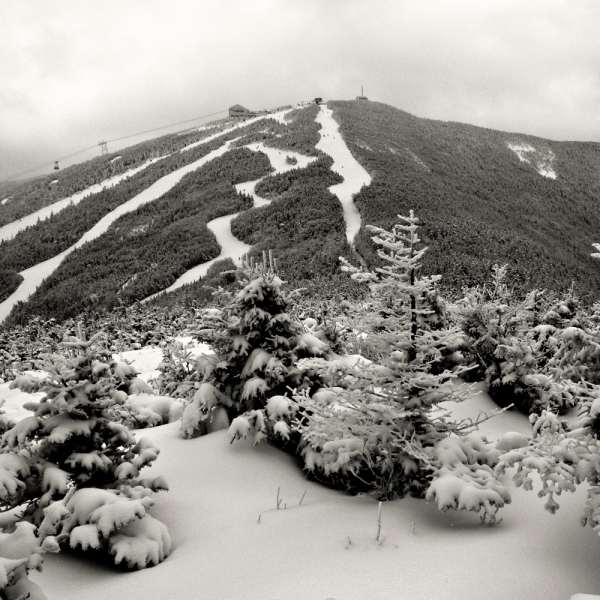 Powder Day - At the saddle on the way to Mittersill PETER SZAWLOWSKI Cannon Mountain Digital Photograph