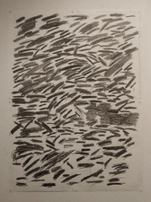 Obscured hashtags Lucas Michael G2 Graphite on paper